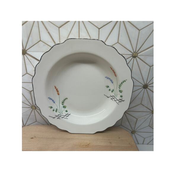 WS George Soup Bowls | Asian Style, Multicolor Reeds, Silver Trim‎ |  1 of 10 - Picture 6 of 6